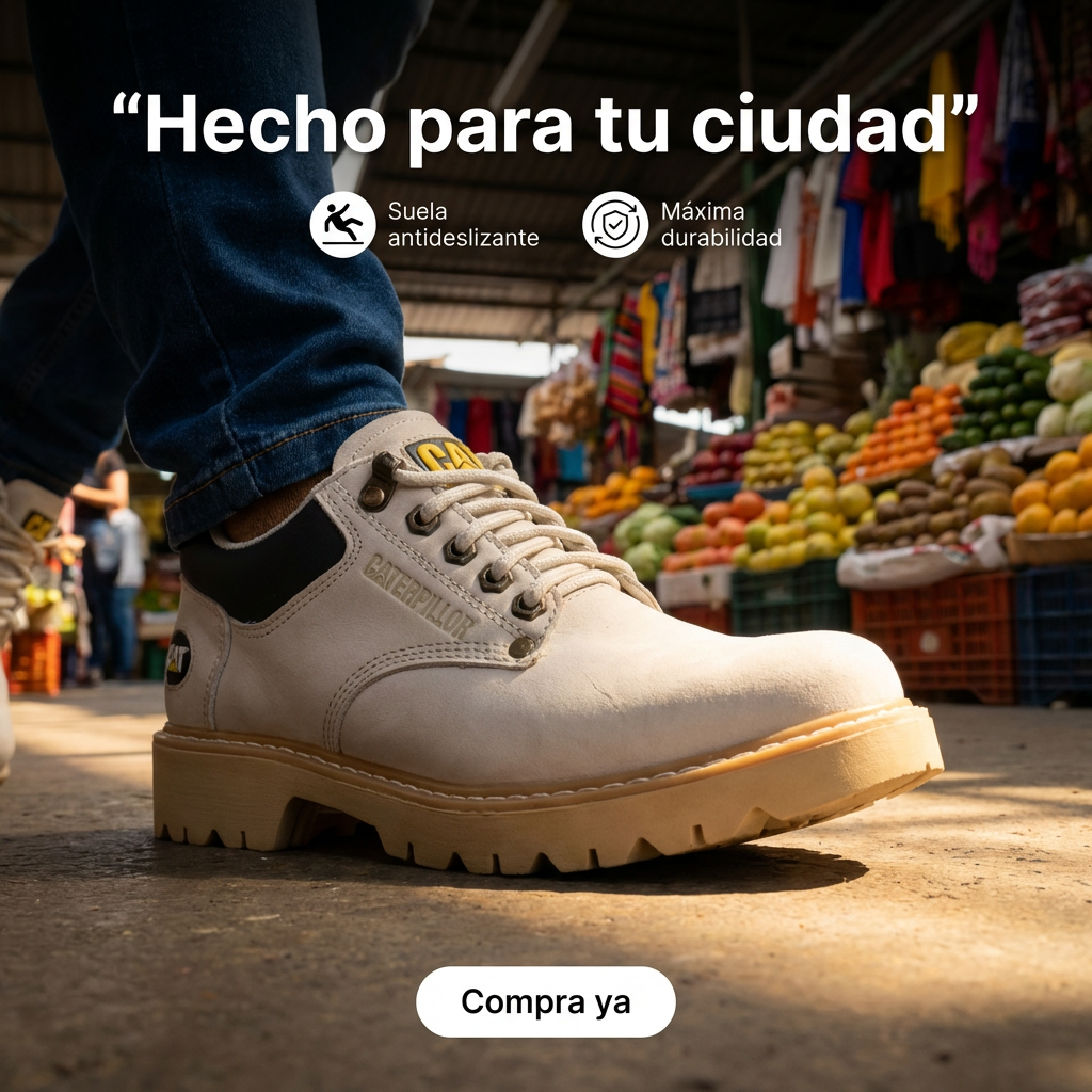 Calzado casual estilo Caterpillar para hombre
