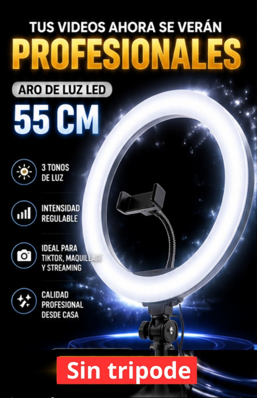 Aro de Luz LED 55CM
